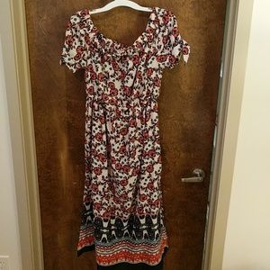 Floral midi dress